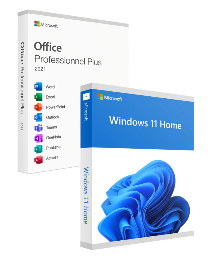 Pack Office 2021 Pro Plus + Windows 11 Famille