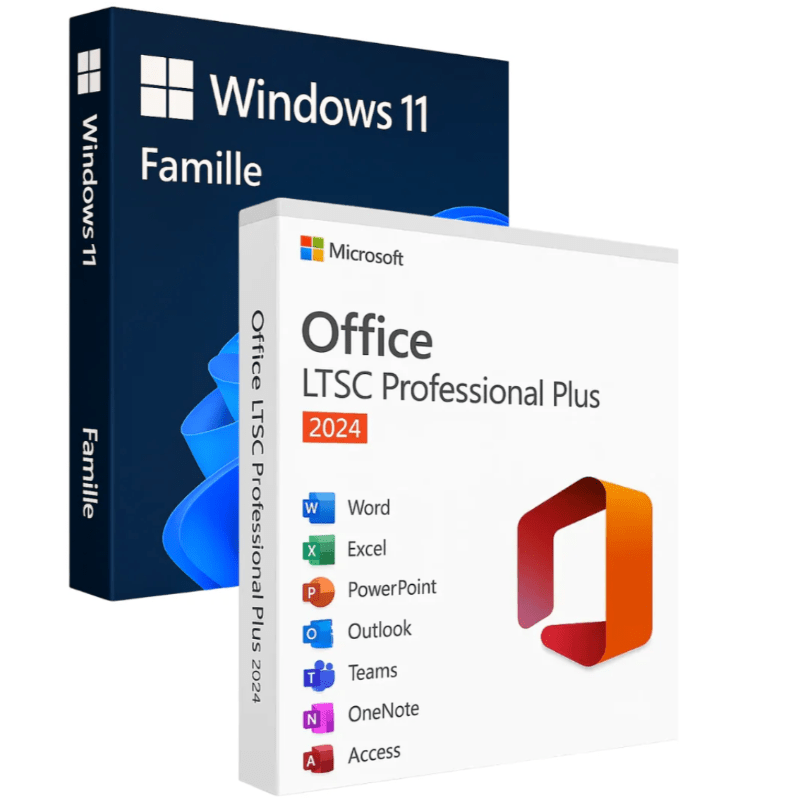 Pack Office 2024 Professional Plus + Windows 11 Famille - K - Licence Store